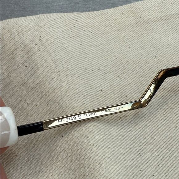 Fendi Tortoiseshell and Blue Gradient Sunglasses - Picture 6 of 8